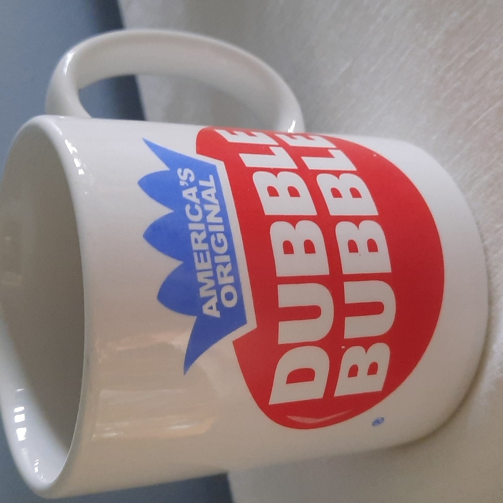 Pair of Vintage America's Original Double Bubble Gum Ceramic Coffee Mugs - Picture 3 of 6